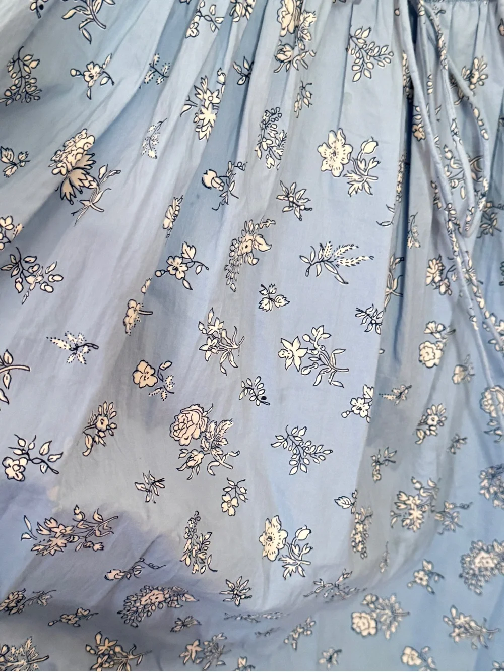 Doen Light Blue Floral Midi Dress - Picture 5 of 6